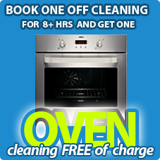 8 hr One off - 1 single oven free of charge